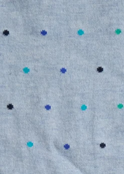 Micro Poka-Dot Crew Sock