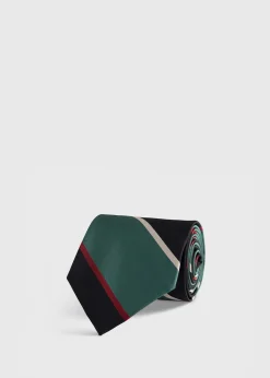 Multicolor Block Stripe Tie
