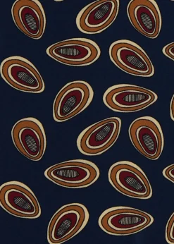 Printed Silk Deco Pocket Square