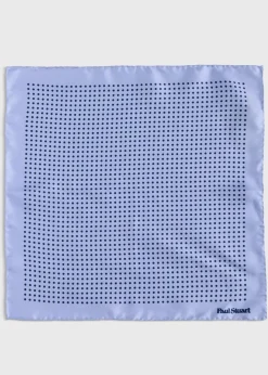 Printed Silk Dot Pocket Square
