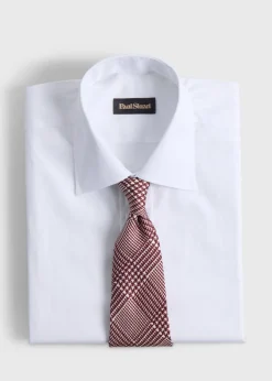 Printed Silk Glenn Plaid Tie