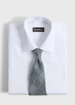 Printed Silk Glenn Plaid Tie