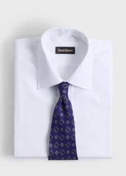 Printed Silk Square Medallion Tie