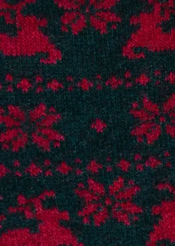 Reindeer & Snowflake Sock
