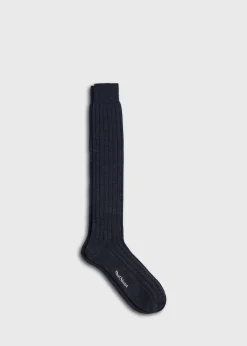 Ribbed Cashmere Sock