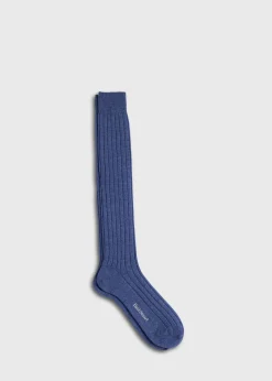 Ribbed Cashmere Sock