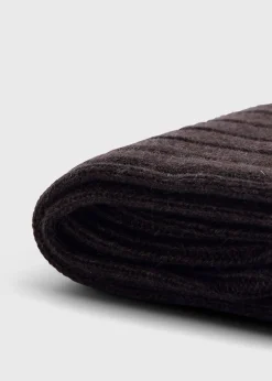 Ribbed Cashmere Sock