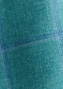 Silk & Cashmere Deco Windowpane Jacket