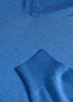 Silk & Cashmere V-Neck Sweater