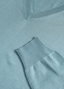 Silk & Cashmere V-Neck Sweater