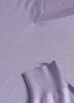 Silk & Cashmere V-Neck Sweater