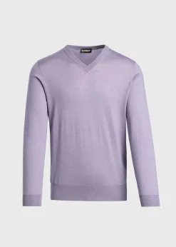 Silk & Cashmere V-Neck Sweater