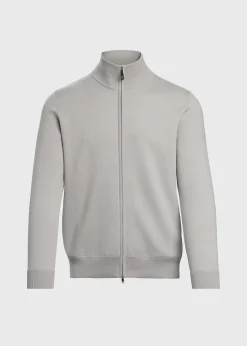 Silk & Cotton Full Zip Cardigan