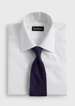 Silk Micro Floral Dot Tie