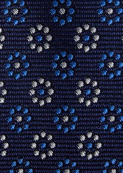 Silk Micro Floral Dot Tie