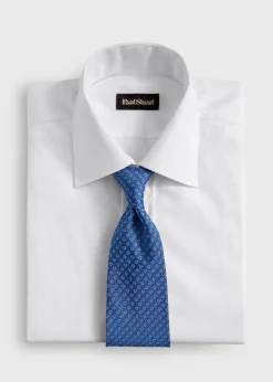 Silk Micro Square Print Tie