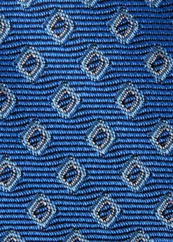 Silk Micro Square Print Tie