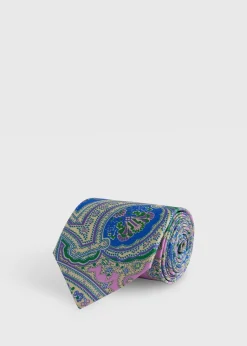 Silk Ornamental Paisley Tie