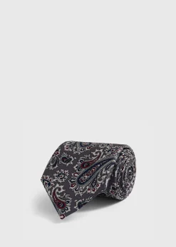 Silk Ornamental Paisley Tie