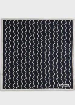 Silk Printed GeometricPocket Square