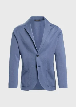 Single Breasted Knit Blazer