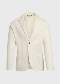Single Breasted Knit Blazer