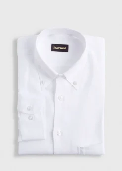Solid Linen Sport Shirt