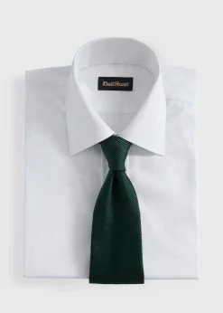 Solid Mogador Silk & Cotton Tie