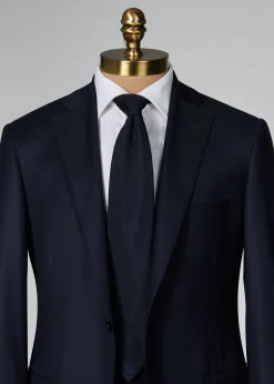 Solid Silk Garza Tie