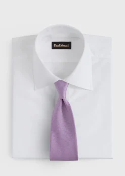 Solid Textured Woven Tie