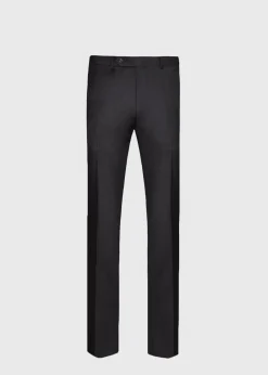 Super 110s Wool Plain Front Trouser