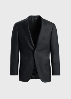Super 130s Wool Stripe Paul Suit