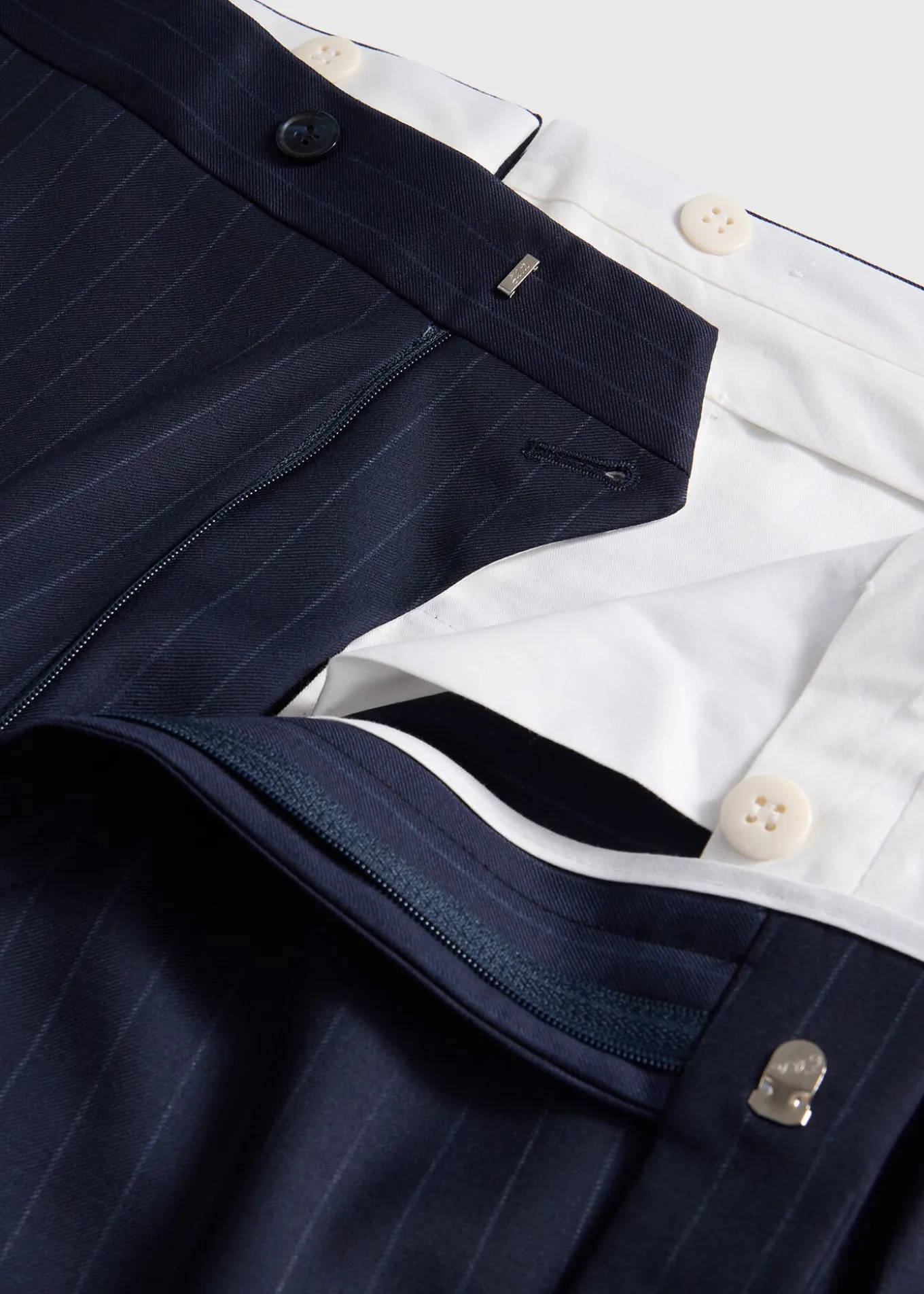 Super 130s Wool Stripe Paul Suit