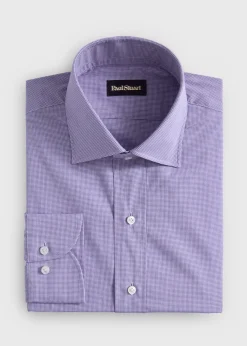 Tonal Plaid Dress Shirt