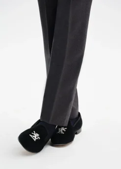 Travis Velvet Lion Slip-on