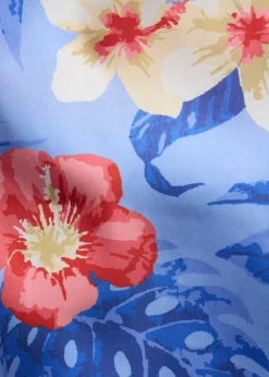 Tropical Print Swim Trunk