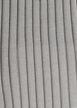 Two-Tone Ribbed Crew Sock