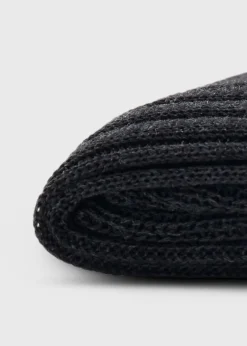 Two-Tone Ribbed Sock