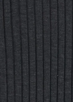 Two-Tone Ribbed Sock