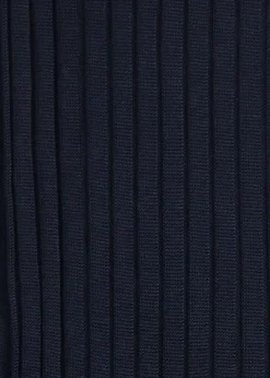 Two-Tone Ribbed Sock