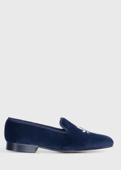 Tyler Velvet Skull Slip-on