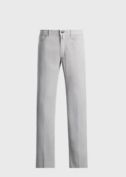 Vintage Wash Five-Pocket Denim