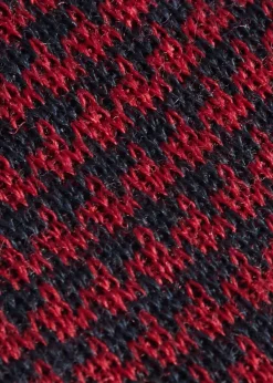 Wool Micro Houndstooth Sock