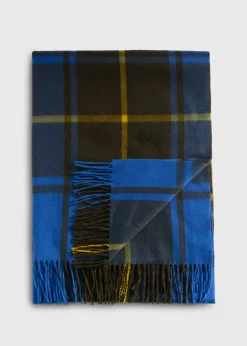 Woven Cashmere Plaid Scarf