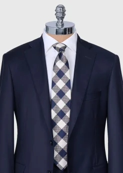 Woven Check Tie