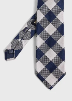 Woven Check Tie