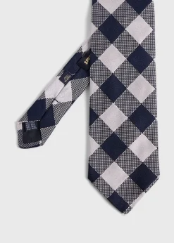 Woven Check Tie