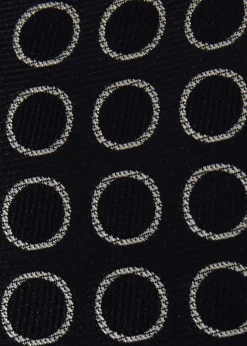 Woven Silk Circles Tie
