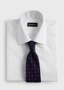 Woven Silk Dot Tie