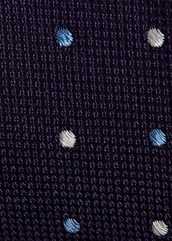 Woven Silk Dot Tie